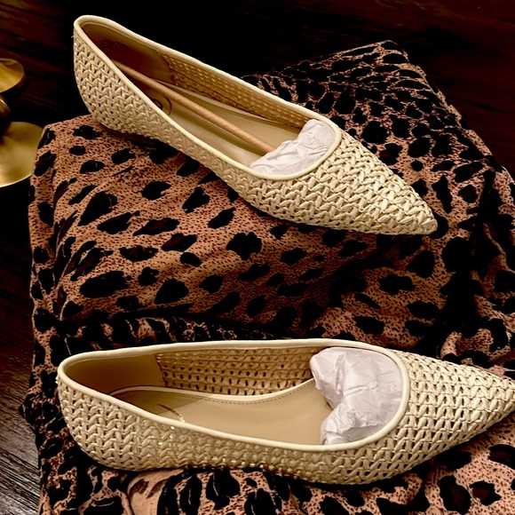 Sam Edelman women’s natural woven ballet slipper. Size and 91/2. New. - Picture 1 of 2